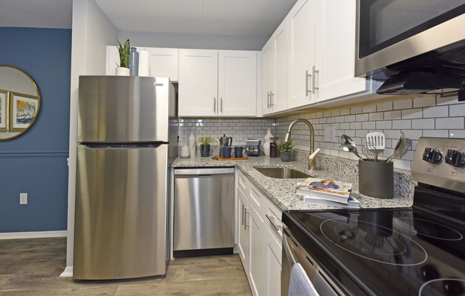 Stainless Appliances + Modern Cabinetry