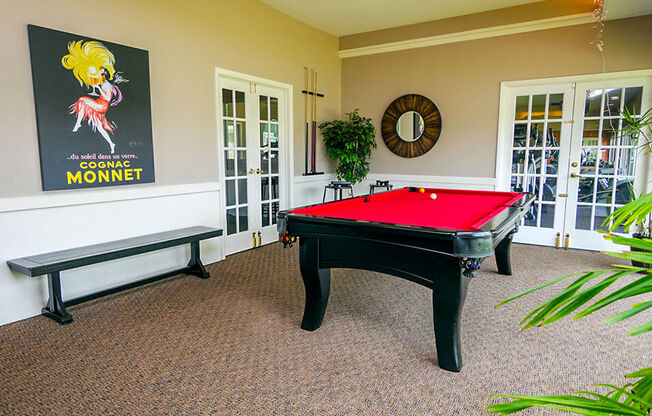 Castle Pointe Apartments game room