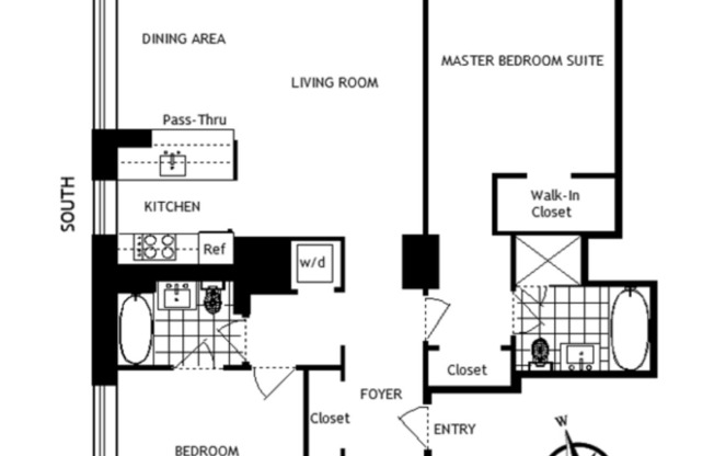 2 beds, 2 baths, 1,240 sqft, $8,250, Unit 29D