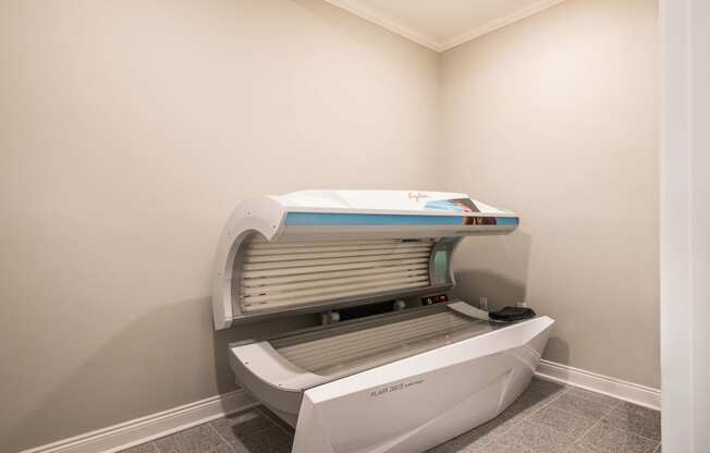 a patient room with an intrauterine machine in a hospital room  at Arlo Luxury homes Apartments, Little Rock, 72210