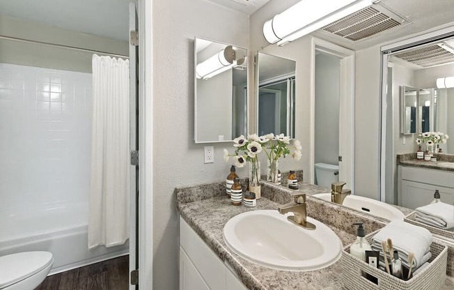 Model primary bathroom