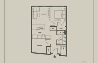 1 bed, 1 bath, 636 sqft, $3,200, Unit 212