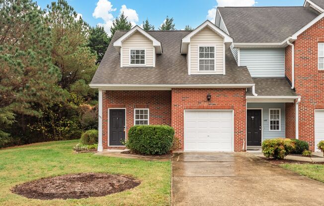 End unit Chapel Hill townhome available early December!