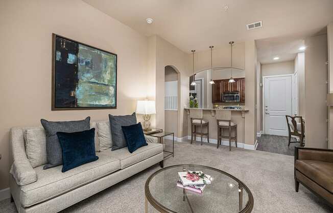 Spacious living rooms - Monterra Las Colinas Apartments