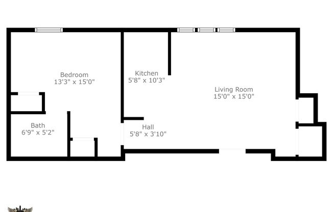 1 bed, 1 bath, 517 sqft, $675, Unit 3609-B4