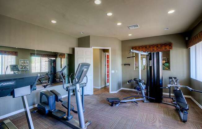 Gym at San Lucas Apartments, Arizona, 85353