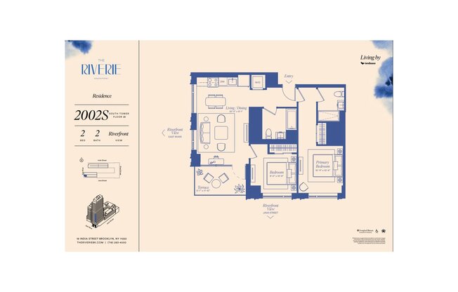 2 beds, 2 baths, $9,550, Unit 2002S