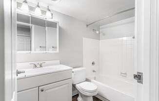 Luxe at Meridian Apartments Bathroom