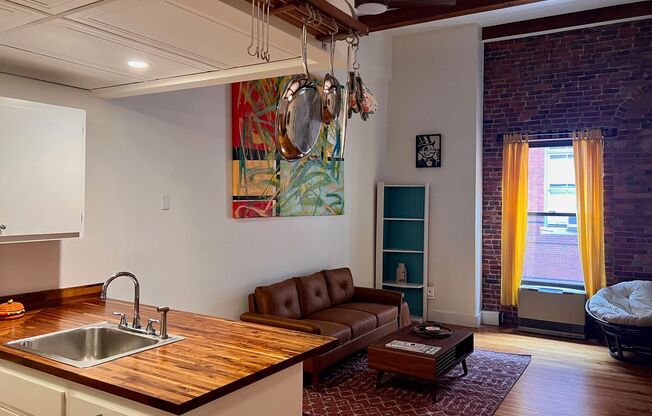 Historic, Fully Furnished Downtown Condo