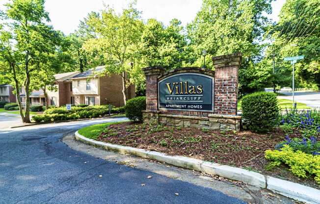 Welcoming Property Signage at The Villas on Briarcliff, Atlanta, GA, 30329