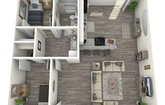 2 beds, 1 bath, 1,000 sqft, $2,892, Unit 101