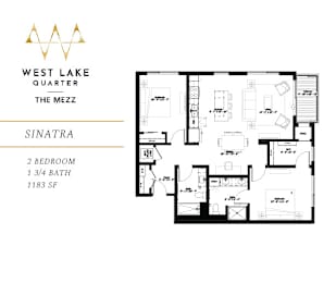 2 beds, 2 baths, 1,180 sqft, $2,915