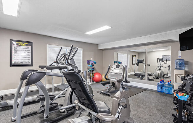 our gym is equipped with a variety of equipment for your use