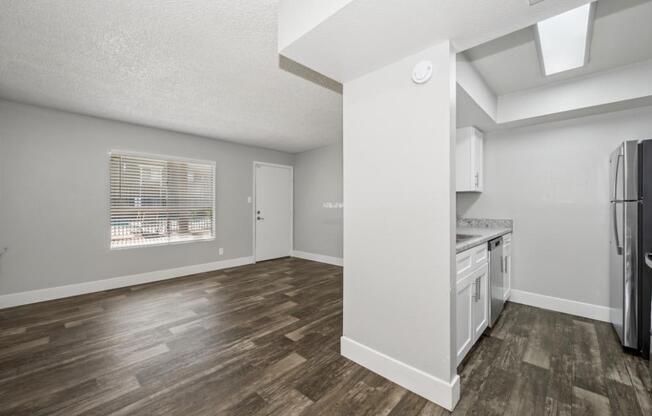 Model living and dining room