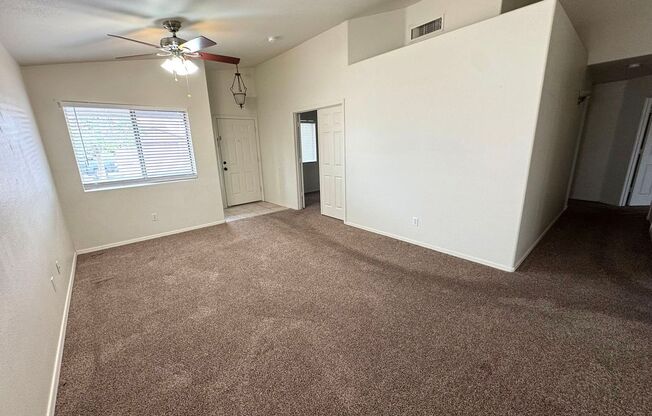 3 bedroom plus den, 2 bath, on the golf course in Johnson Ranch!
