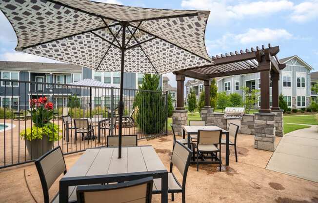 Sun Umbrella at the Outdoor Terrace