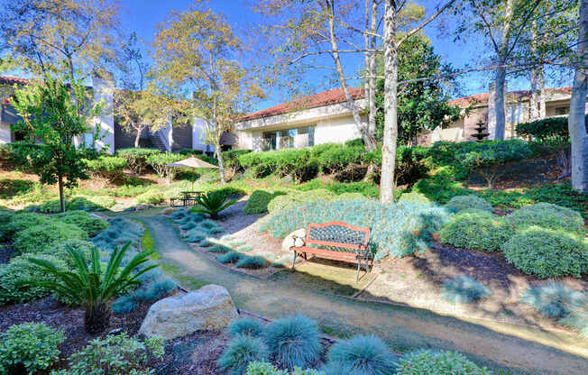 green space at Shadowridge Woodbend Apartments