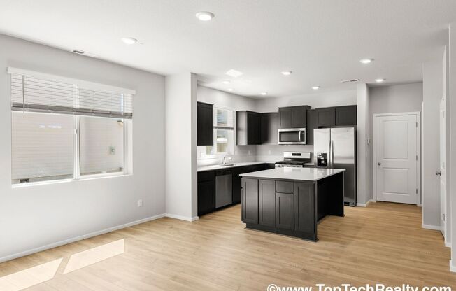 New Construction Modern 3BR | 2.5BA Townhome + Tech Niche | Corner Unit in North Bethany | A+ Schools!