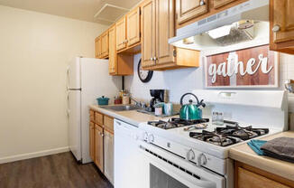 kitchen at Indian Springs apartments