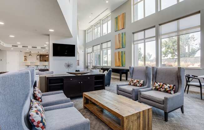 the preserve at ballantyne commons community living room