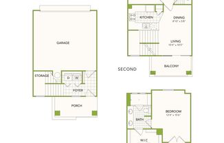 2 beds, 2 baths, 1,194 sqft, $2,375, Unit G2240