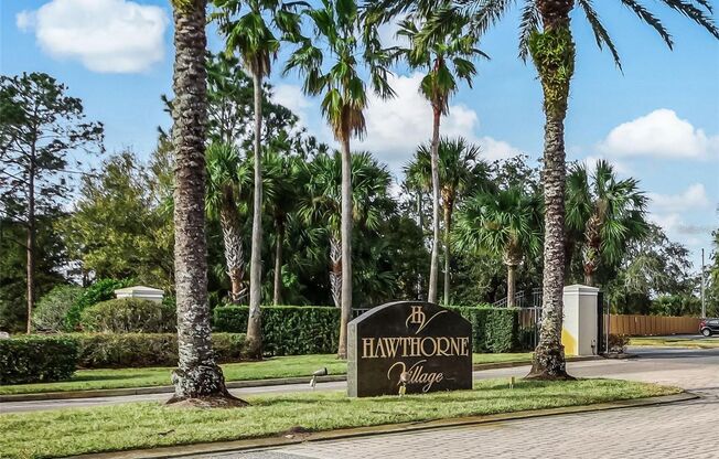 Spacious first-floor 2-bedroom, 2-bath condo in the desirable Hawthorne Village community