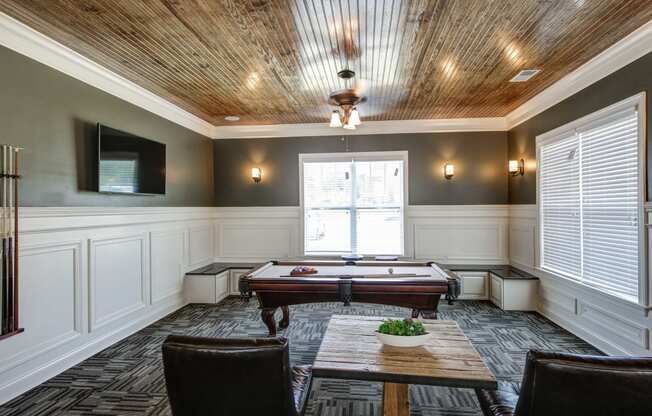 Billiards Room at Residences at Century Park, Greer, South Carolina