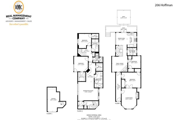 4 beds, 3 baths, 2,352 sqft, $8,995, Unit 206 Hoffman Avenue