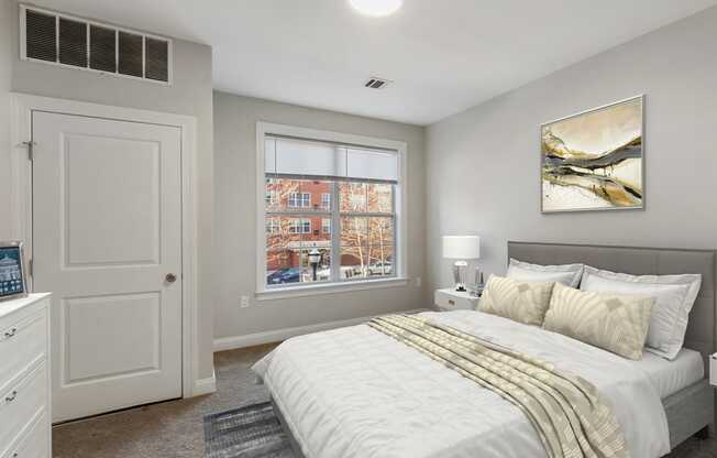 Bedroom at Park Square Apartments, Rahway