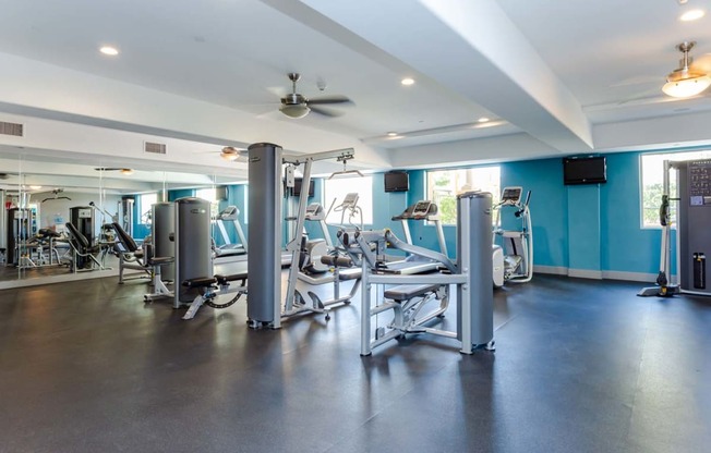 Fully Equipped Fitness Center at Meridian Place, California, 91324