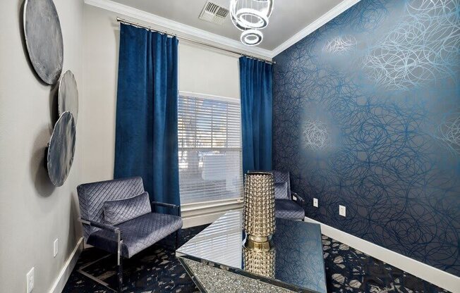 Leasing office waiting room