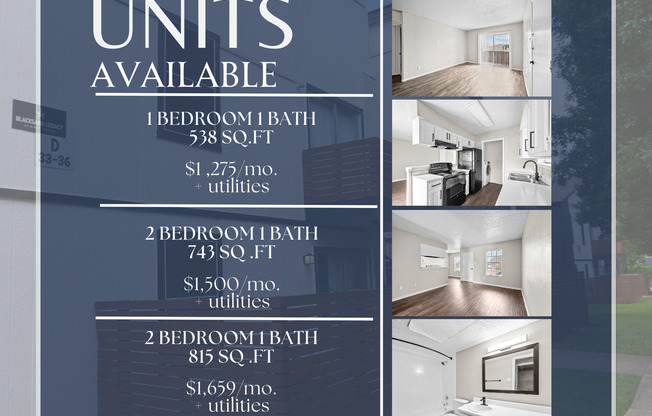 2 beds, 1 bath, $1,430, Unit 48