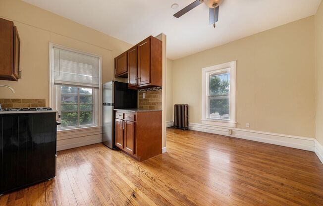 Attractive Remodeled Efficiency 2nd floor Studio, turn of the century building NO UTILITIES! - Ask about our no security deposit option!