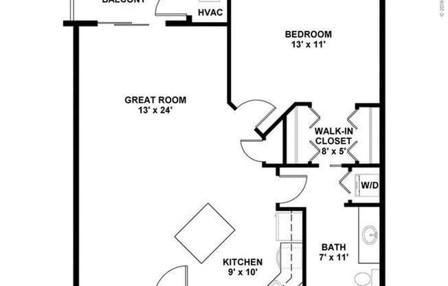 1 bed, 1 bath, 805 sqft, $1,405, Unit 927-103