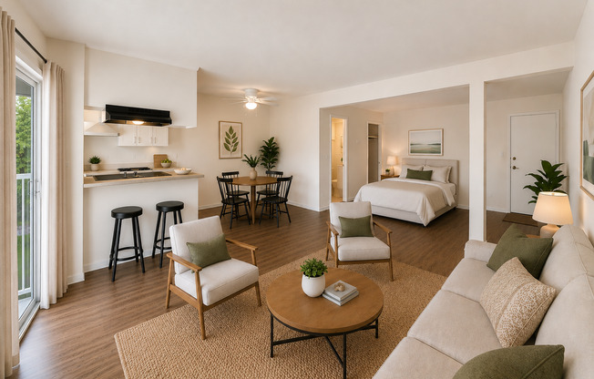 Studio, 1 bath, 575 sqft, $1,554, Unit 309