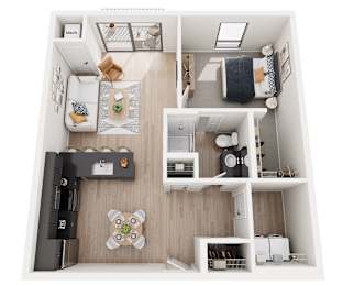 1 bed, 1 bath, 825 sqft, $1,600