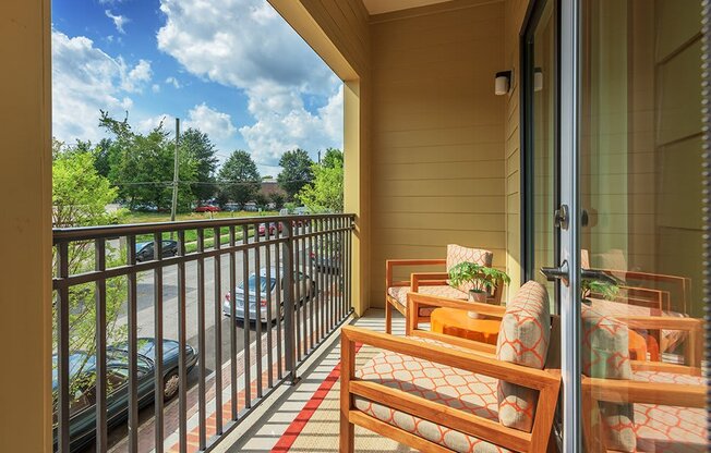 Balcony And Patio at The Lincoln Apartments, Raleigh, North Carolina