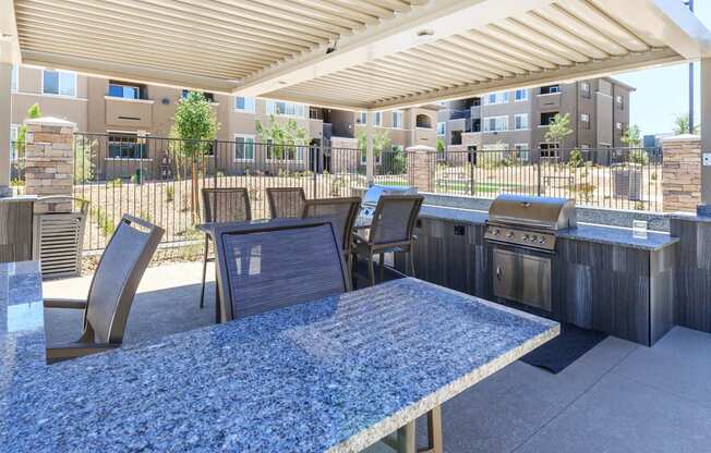 BBQ area1 at Level 25 at Durango by Picerne, Las Vegas, 89113