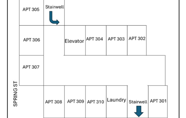 1 bed, 1 bath, 500 sqft, $1,699, Unit 45R-309