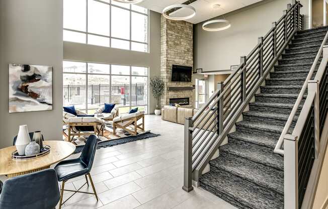 State-of-the-art clubhouse at The Westline at Flanagan Lake in Omaha, NE