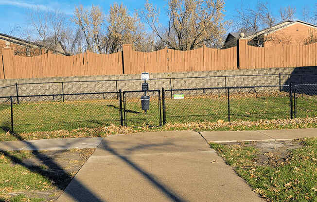 dog park at  Retreat on 6th Apartments