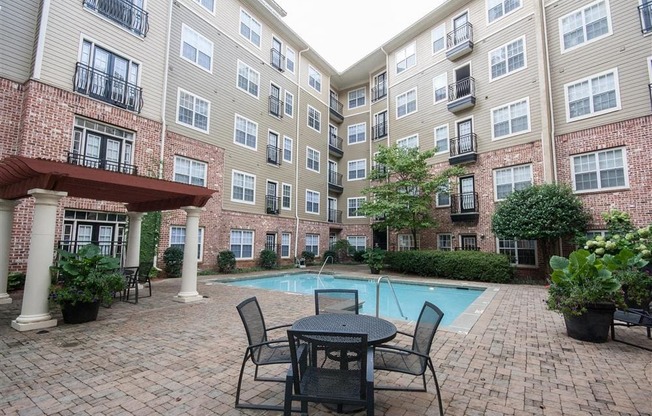 Swimming Pool With Lounge Chairs at The Orleans of Decatur, Georgia, 30033