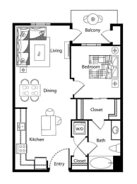 1 bed, 1 bath, 715 sqft, $3,403