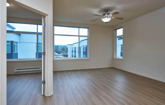 Living Room with Hard Surface Flooring