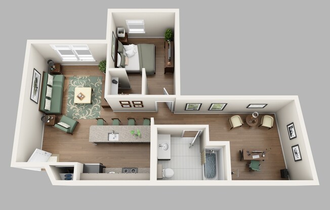 1 bed, 1 bath, 626 sqft, $2,295, Unit 426