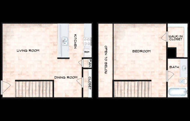 1 bed, 1 bath, 863 sqft, $1,040