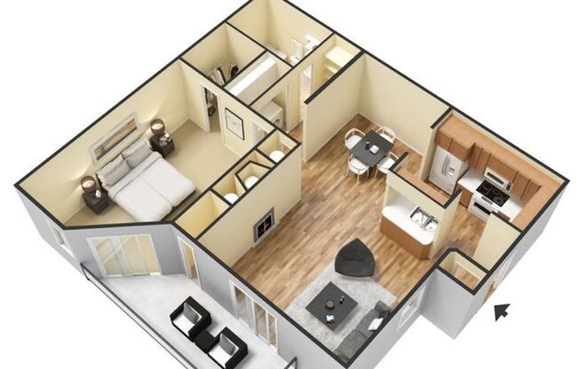 Cottage with Pond View