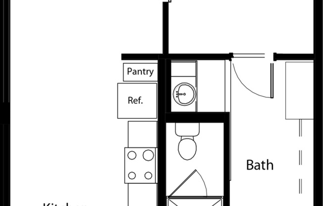 1 bed, 1 bath, 747 sqft, $2,621, Unit 503