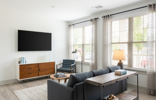 Living Room with Hard Surface Flooring