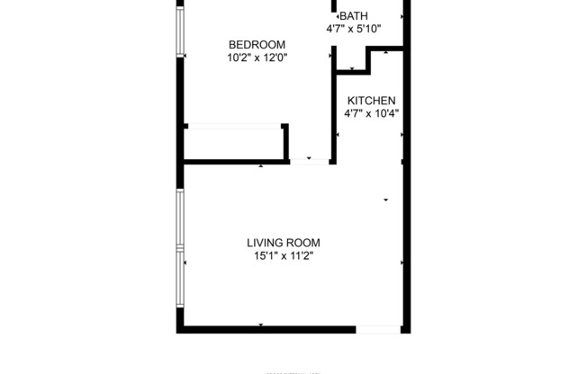 1 bed, 1 bath, 356 sqft, $1,695